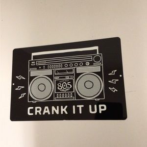 805 beer Speaker boombox logo man cave display sign